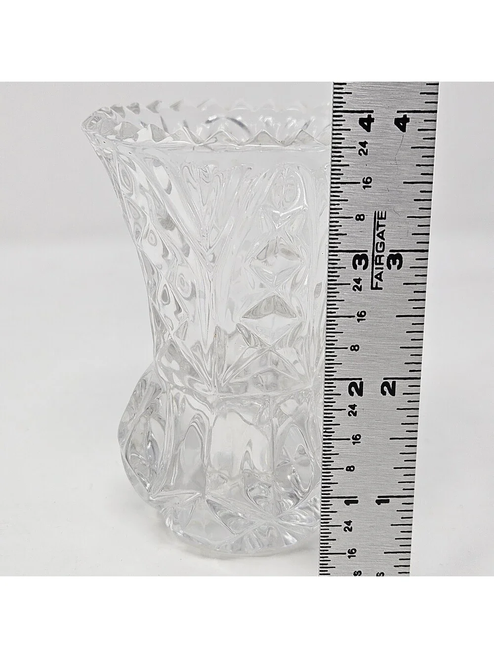 Vintage Kristal Zajecar 24% Lead Crystal  Bud Vase 4